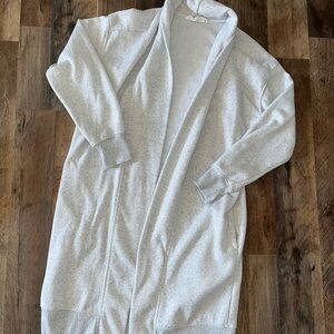 Pink Rose Light Gray Cardigan